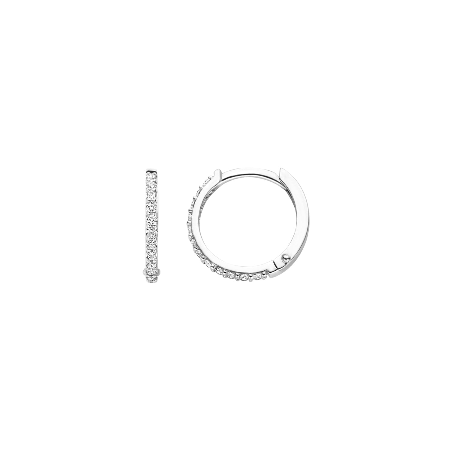 Blush Oorringen 7270WZI - Wit Goud (14k) met Zirkonia